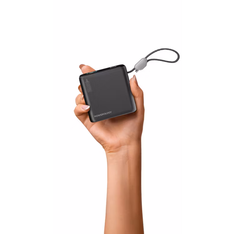 POWEROLOGY 15000MAH MINI POWERBANK GRAY PPBCHA60GY thumbnail 3