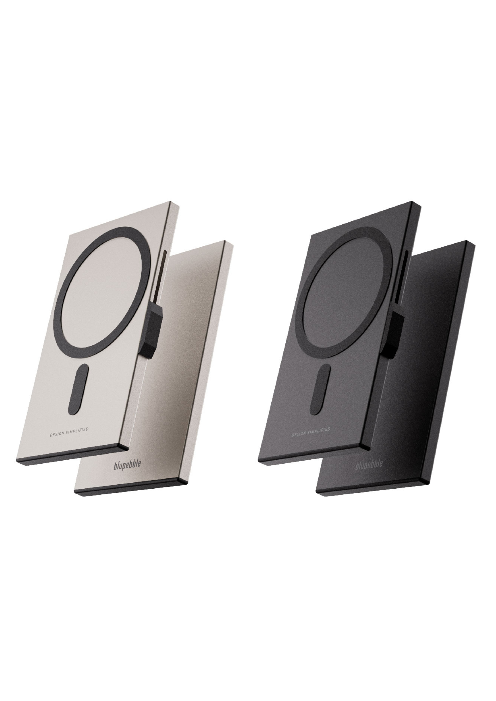 Bluepebble 3-Card Magnetic Holder with RFID Protection - Sleek and Secure BP-3CARRDMAG
