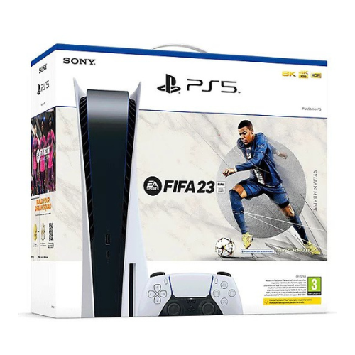 SONY PLAY STATION 5 DISC CONSOLE 8K FIFA23 EDITION 825GB HDR CFI-1116A 01Y