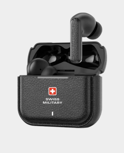 SWISS MILITARY VICTOR HIGH RESOLUTION PURE MUSIC ACTIVE NC EARBUDS BLACK SM-TWS-VICTOR-RT75PRO-BLK