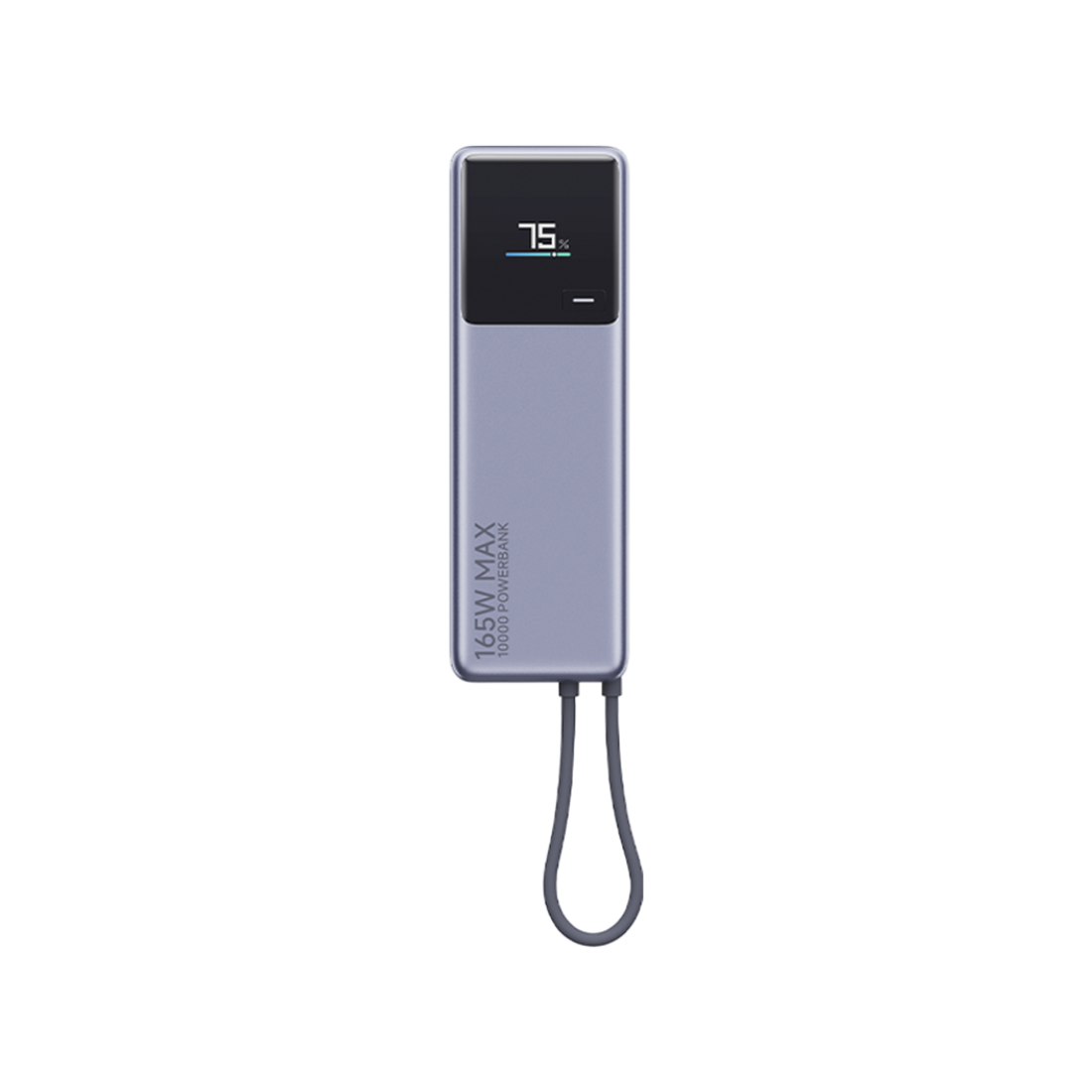 XIAOMI 165W  POWER BANK 10000MAH WITH INTEGRATED CABLE GRAY PB1165MI