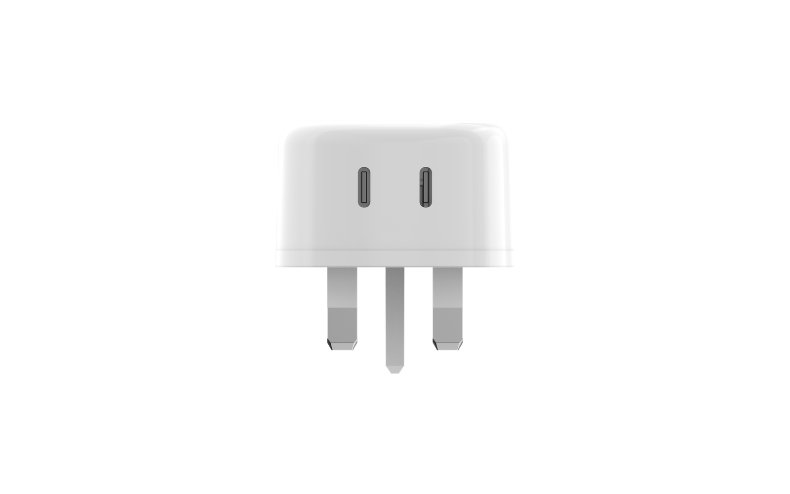 BLUPEBBLE 2 PORT PD GAN FAST CHARGER 45W WHITE BP-PD45GANUK-WH thumbnail 10