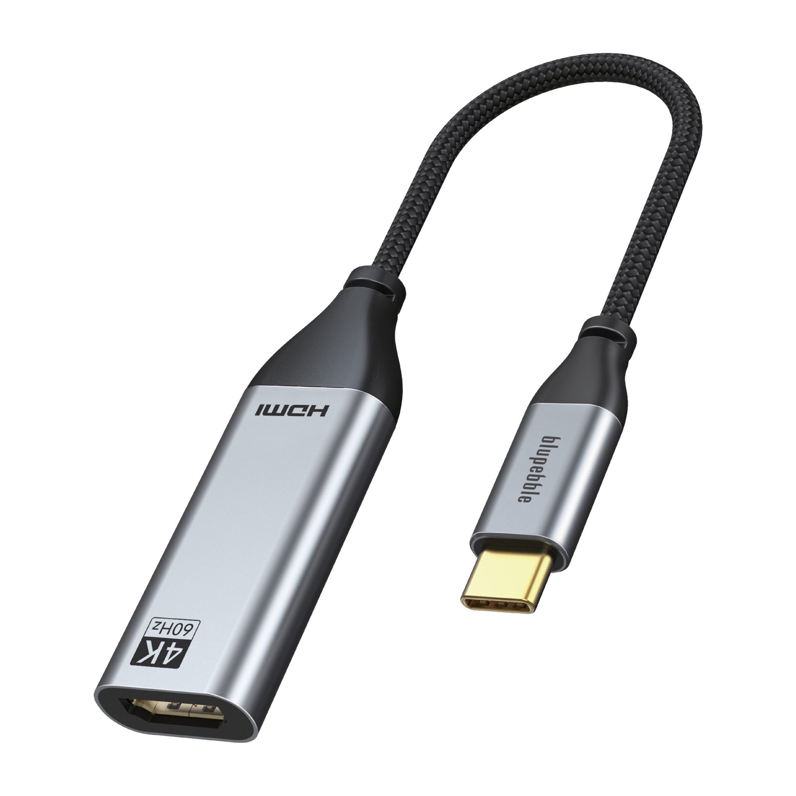 BLUPEBBLE USB TYPE C TO HDMI CABLE ADAPTER 0.2 MM BP-160-PU31CMHDFN1S-GY