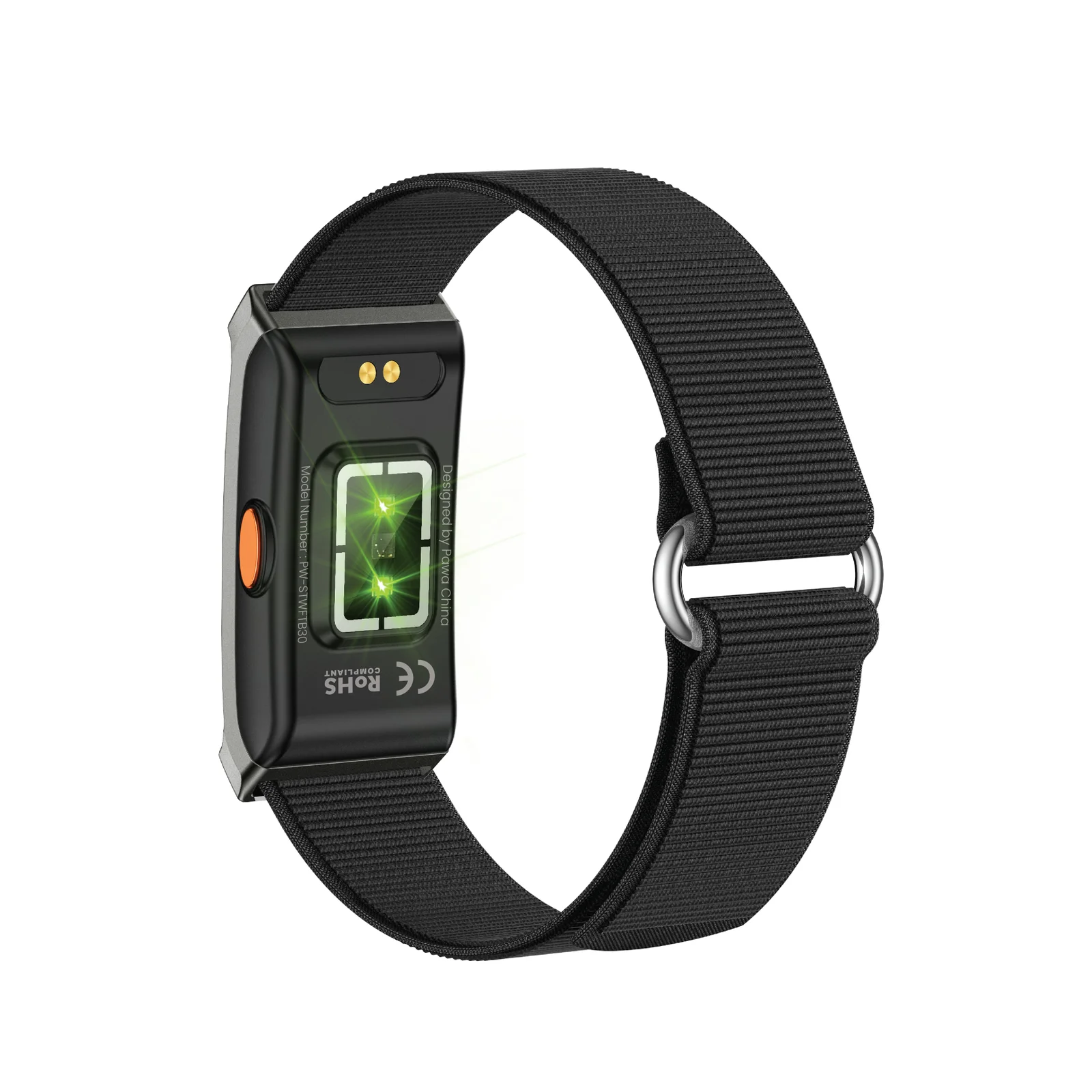 PAWA SPRINTFIT SCREENLESS FITNESS SMART BRACELET BLACK PW-STWFTB30-BK thumbnail 2