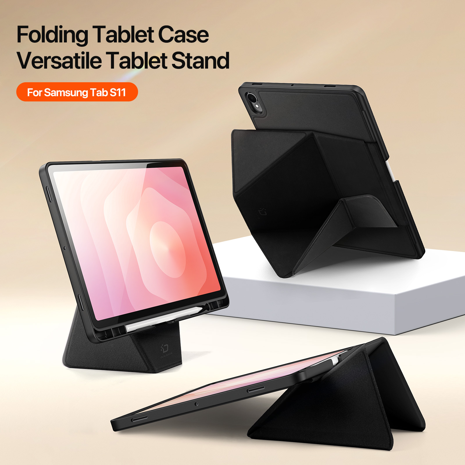DUXDUCIS SAMSUNG TAB S11 VERS SERIES CASE BLACK VERS0023 thumbnail 2