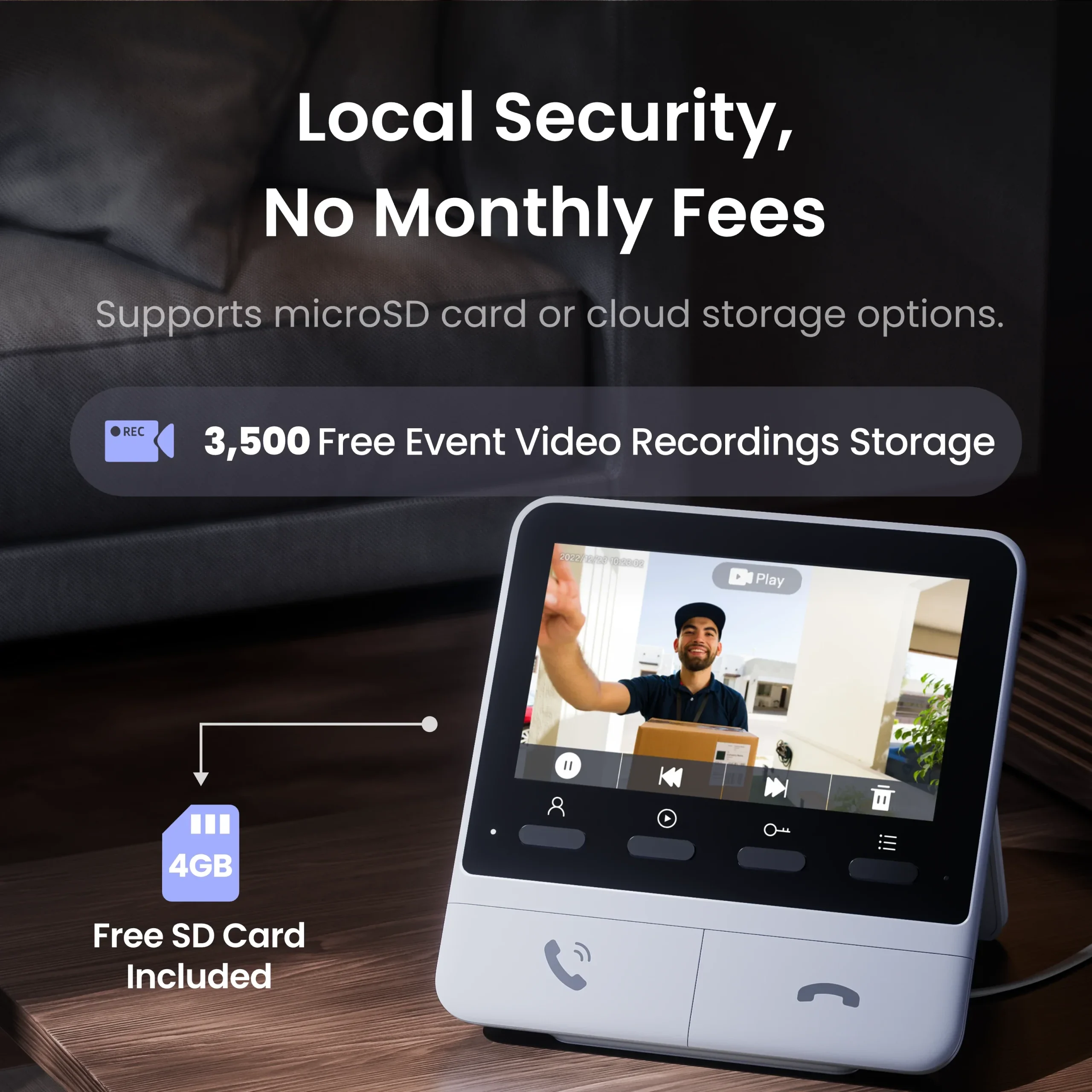 SWITCHBOT SMART VIDEO DOORBELL WITH MONITOR W6702001 thumbnail 6