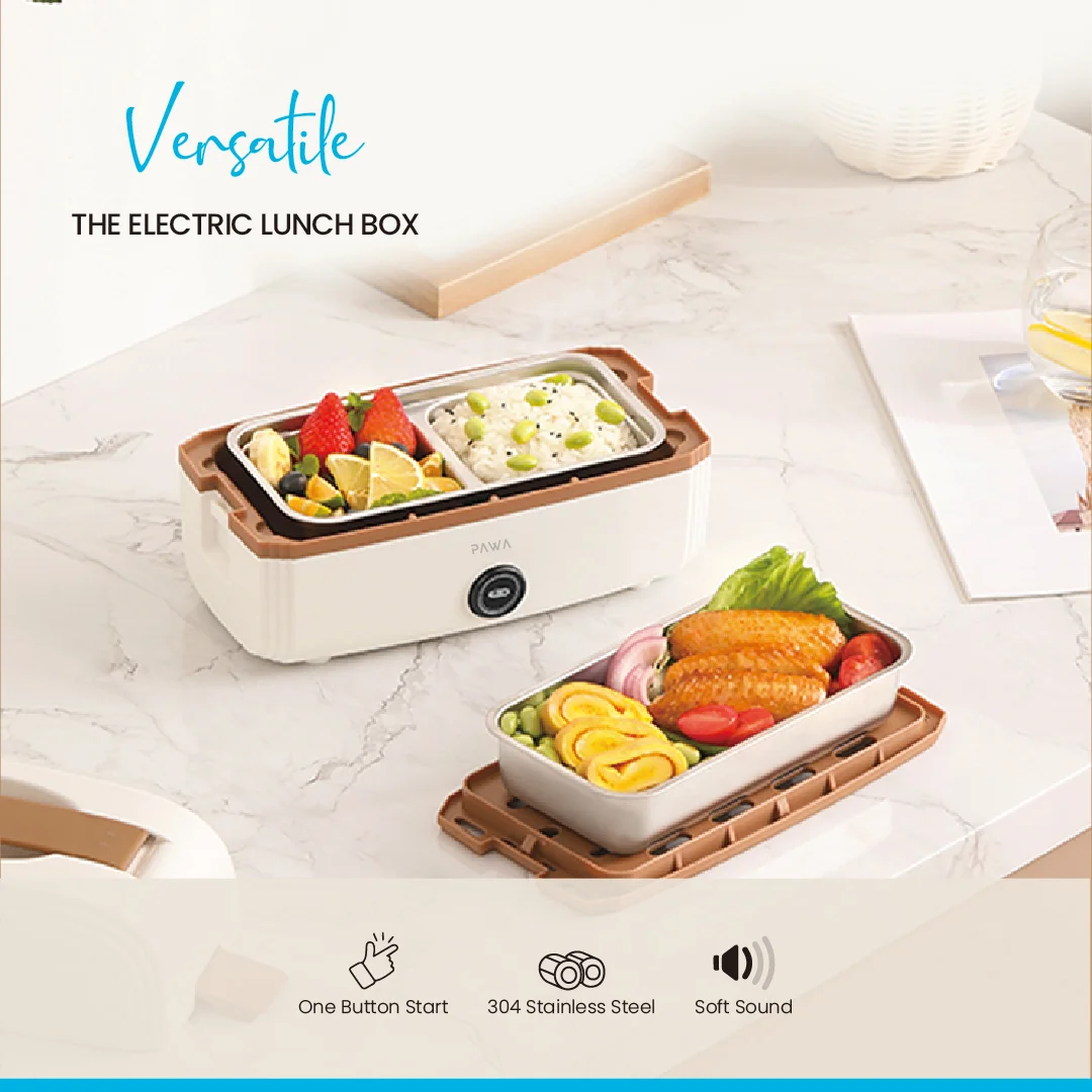 PAWA VERSATILE THE VACUUM ELECTRIC LUNCH BOX 1L PW-VELVC1L-WHCF thumbnail 3