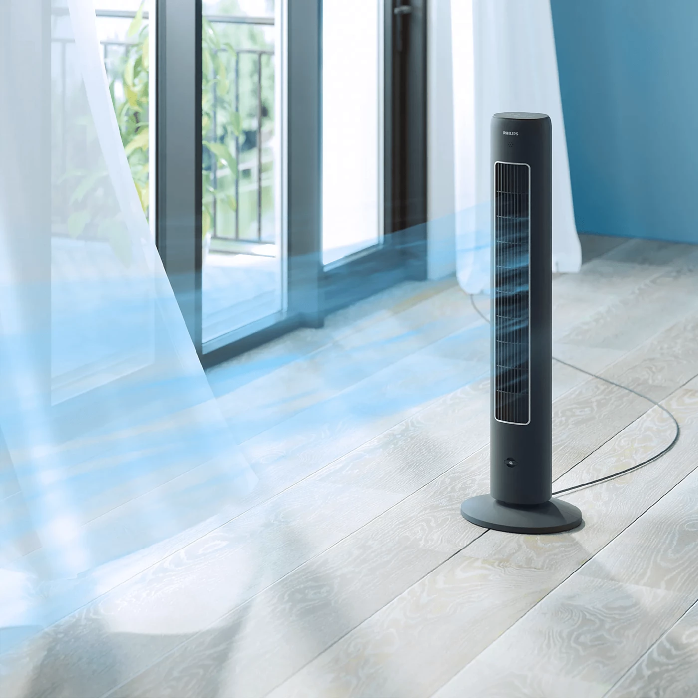 PHILIPS TOWER FAN 5000 SERIES HIGH ROTATION VELOCITY WITH STRONG AIR FLOW CX553511 thumbnail 5
