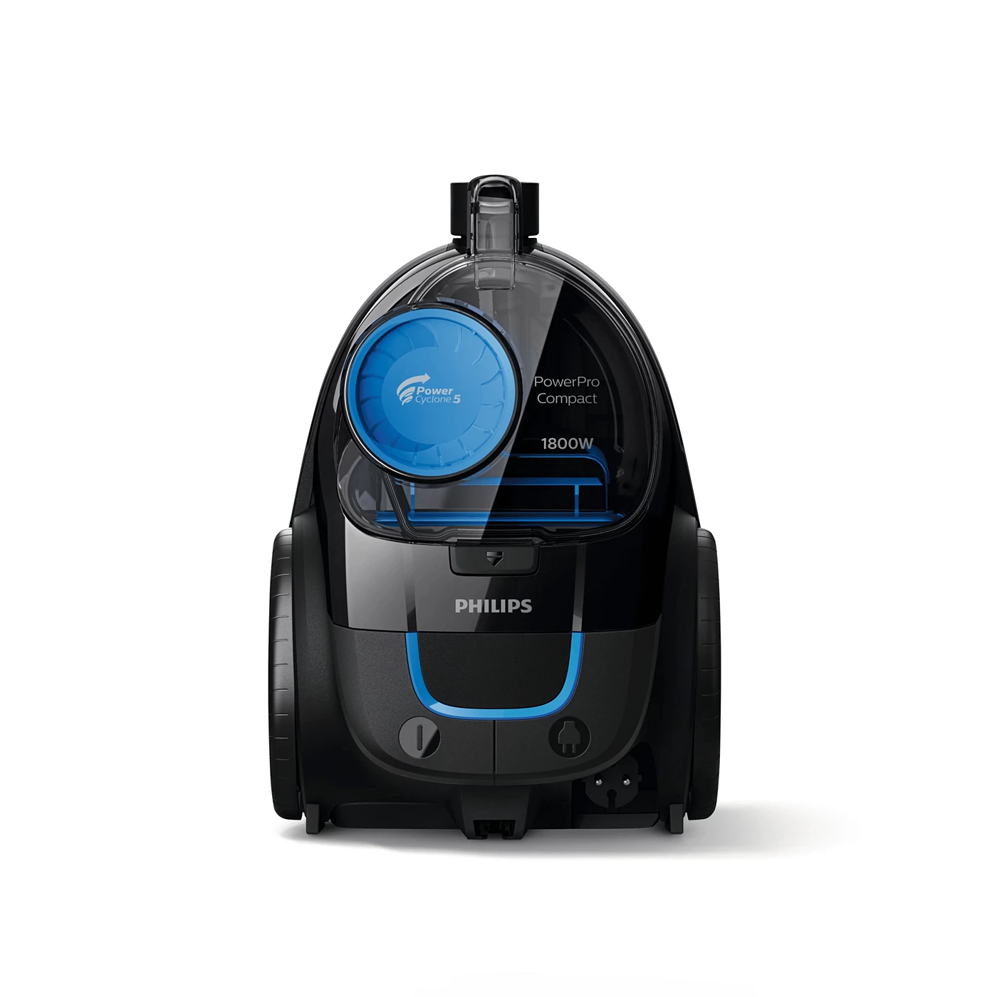 PHILIPS POWERPRO COMPACT HIGHER SUCTION POWER WITH POWER CYCLONE 5 1800W BLACK FC935062 thumbnail 3