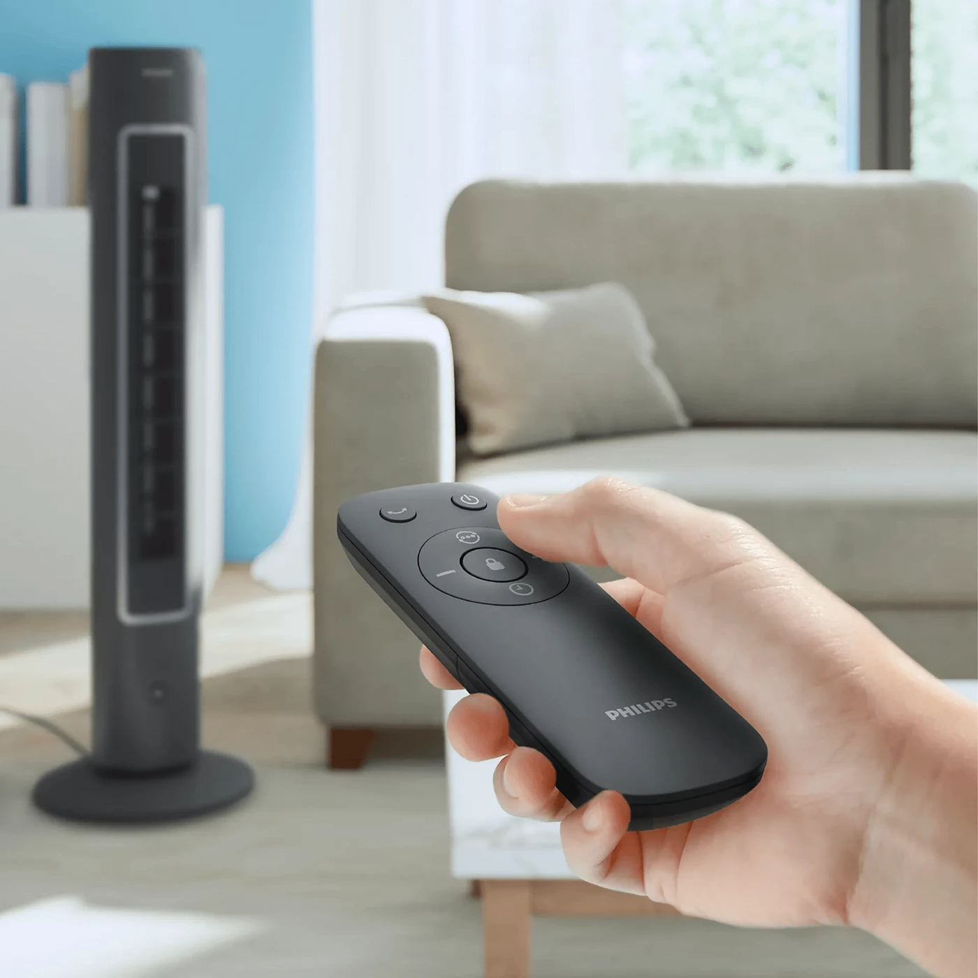 PHILIPS TOWER FAN 5000 SERIES HIGH ROTATION VELOCITY WITH STRONG AIR FLOW CX553511 thumbnail 6