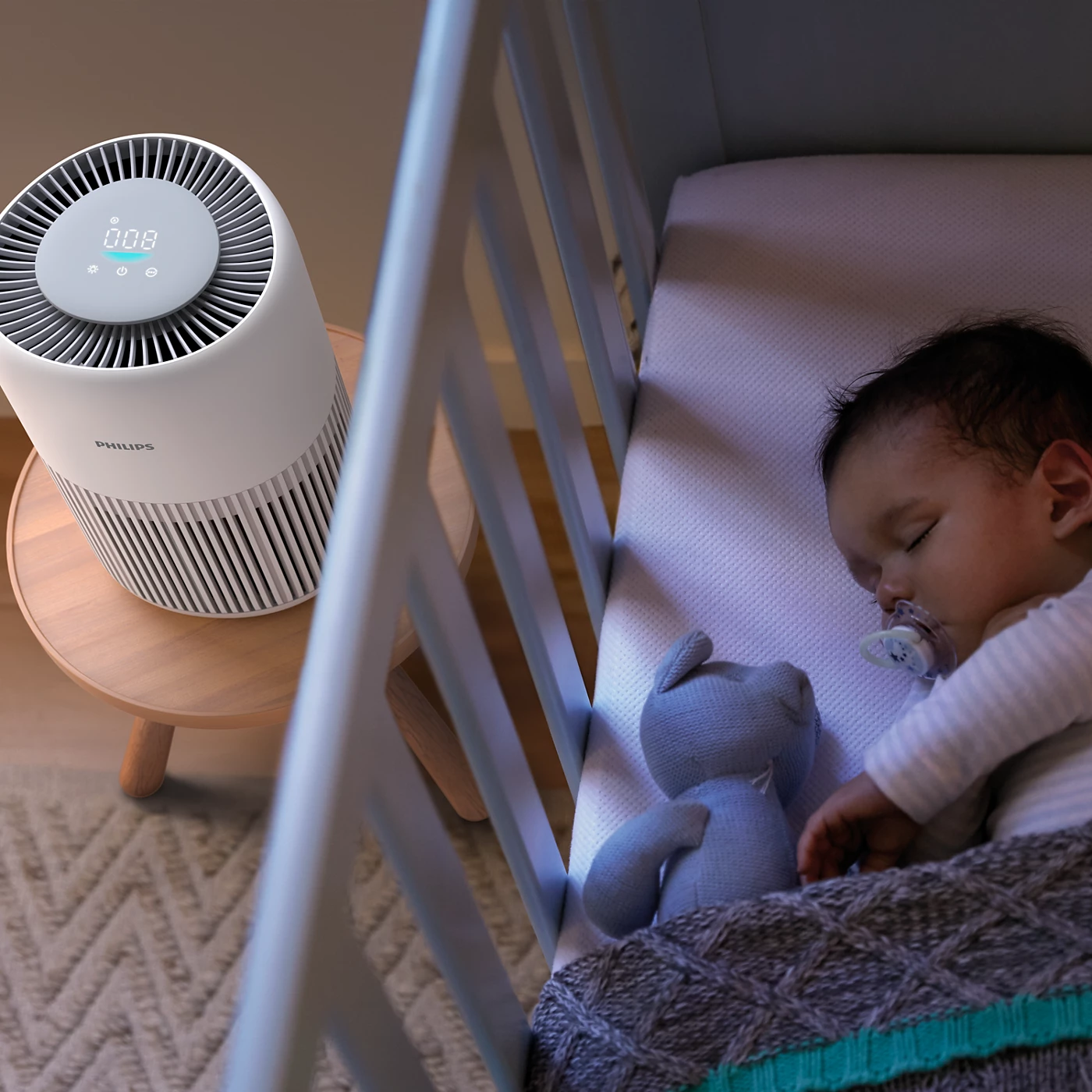 PHILIPS PURE PROTECT MINI AIR PURIFIER WHITE AC092010 thumbnail 5