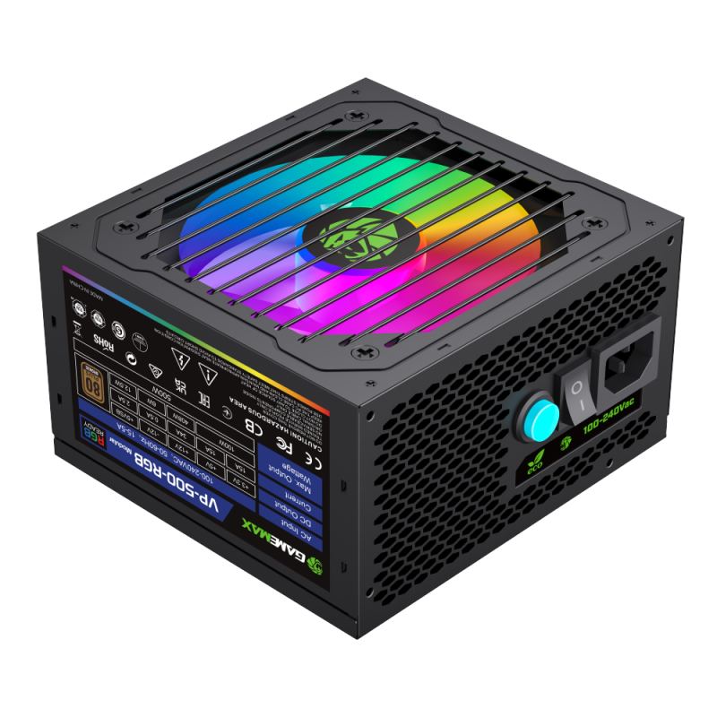 GEARMAX POWER SUPPLY 600W RGB MODULAR VP-600 RGB-M thumbnail 2