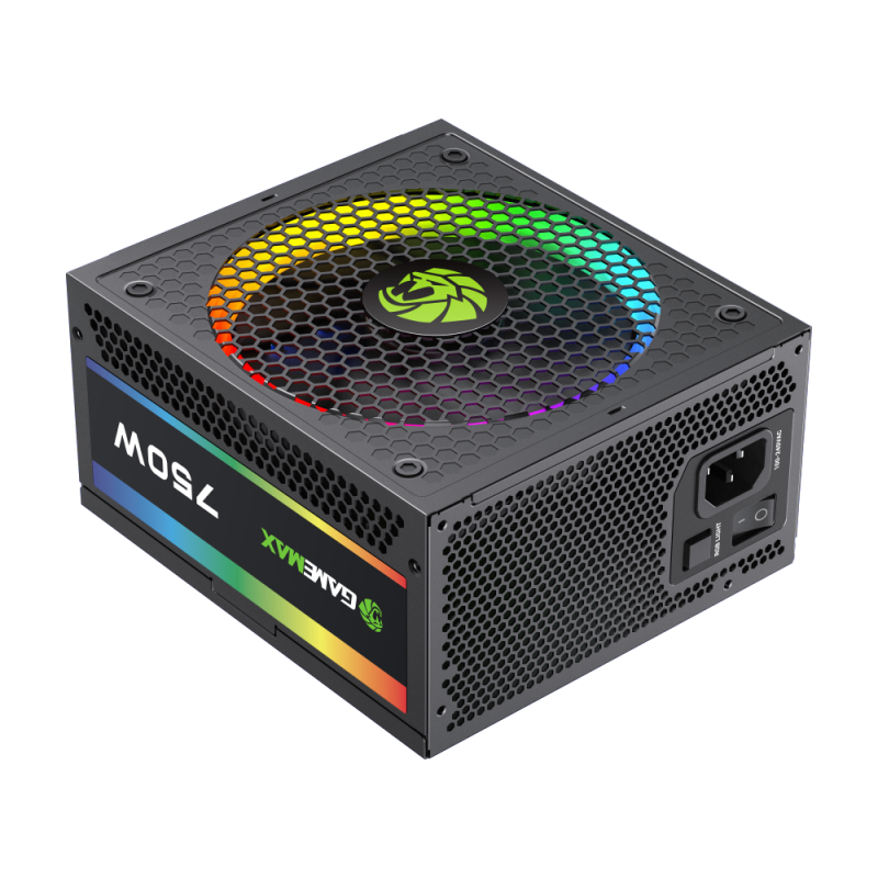 GEARMAX POWER SUPPLY 750W RGB - 750 thumbnail 2