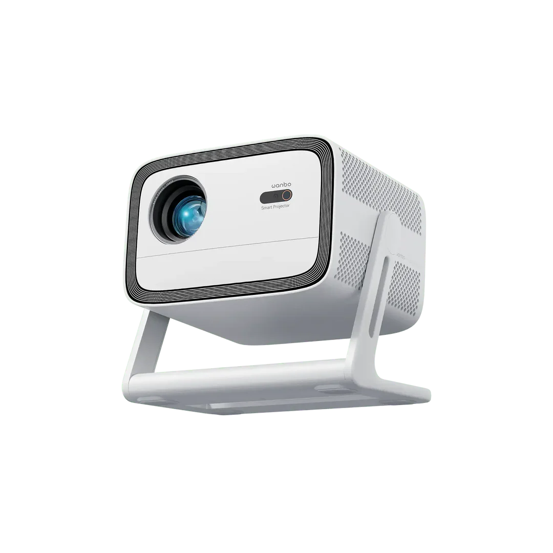 WANBO VALI 1 200° GIMBAL PROJECTOR WITH 900 ANSI AND ANDROID TV 11 WHITE