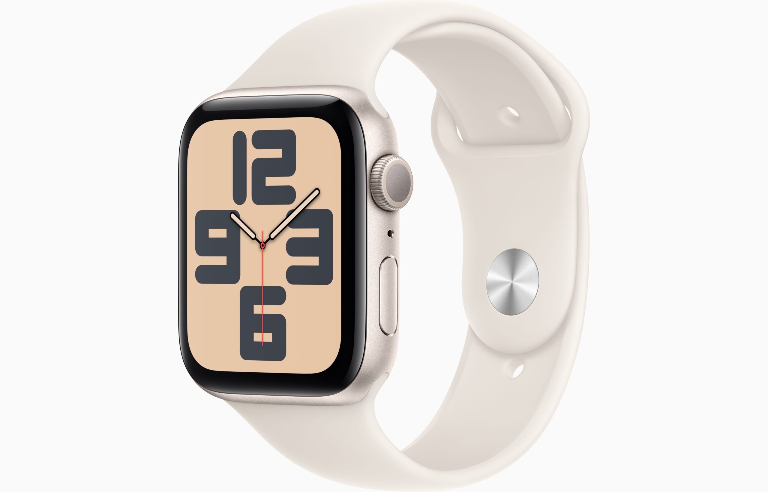 APPLE WATCH SE GPS 44MM (2ND GENERATION) STARLIGHT ALUMINIUM CASE WITH STAR SPORT BAND M/L MRE53 thumbnail 3