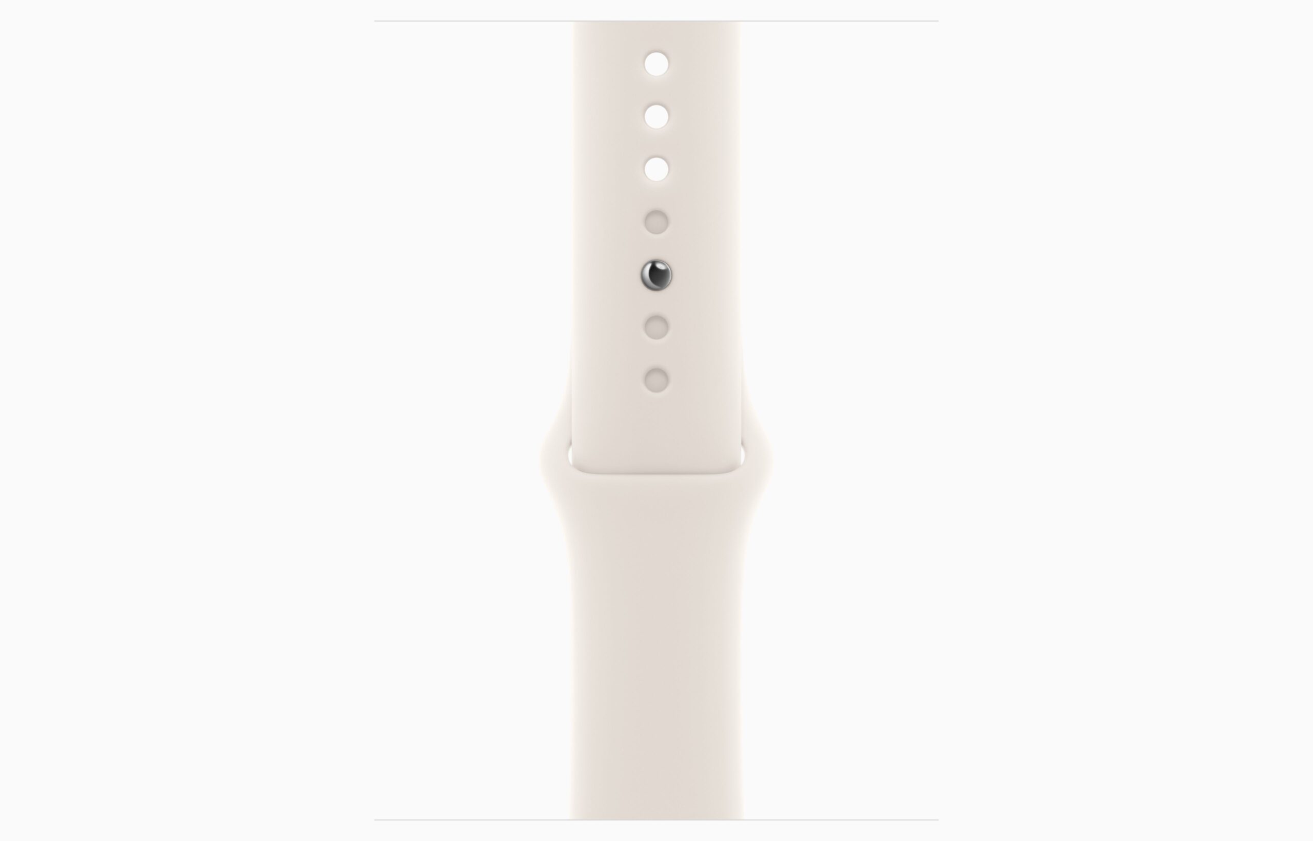 APPLE WATCH SE GPS 44MM (2ND GENERATION) STARLIGHT ALUMINIUM CASE WITH STAR SPORT BAND M/L MRE53 thumbnail 2