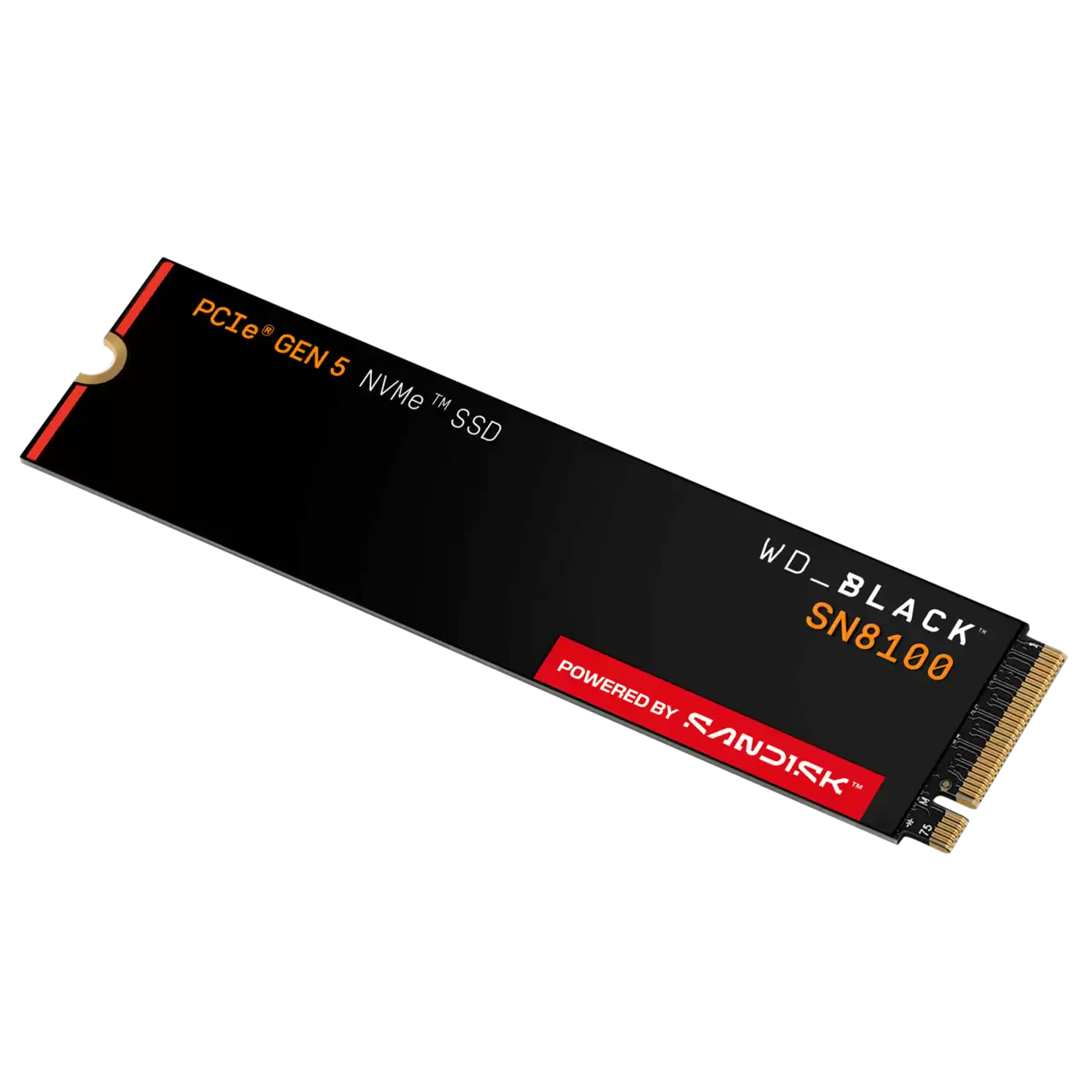 WD BLACK SN8100 GAME DRIVE GAMING DISQUE 1TB SSD GEN5 14900MB/S S NVME BLACK WDS100T1X0M thumbnail 3