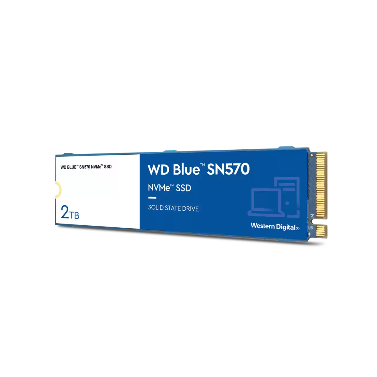 WD INTERNAL SSD 2TB SN570 M.2 NVME 2280 PCIE GEN 4 BLUE WDS200T3B0C