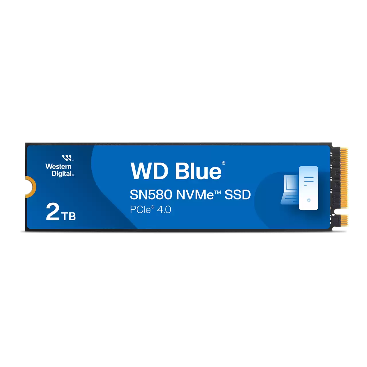 WD 2TB SN580 NVMe M2 SSD PCIe Gen 4 – Blue