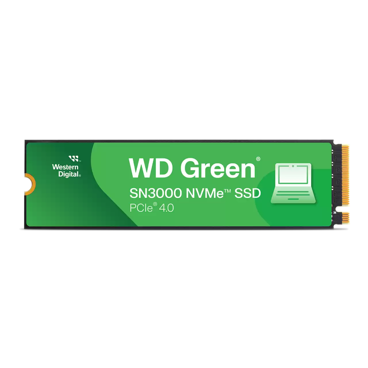 WD INTERNAL SSD 500GB SN3000 M.2 NVME 2280 PCIE 4.0 GREEN WDS500G4G0E-00CPS0 thumbnail 3