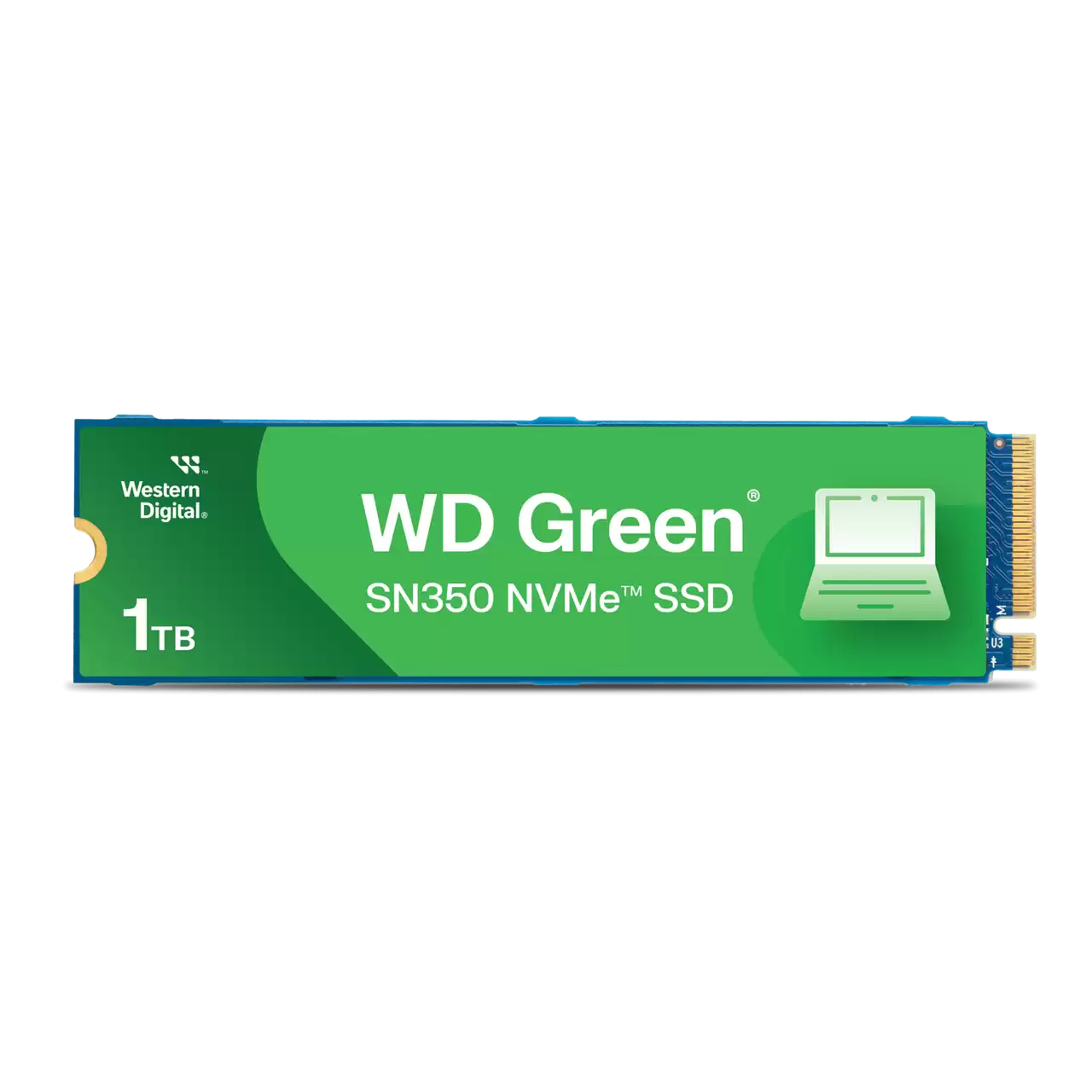 WD INTERNAL SSD 1TB SN350 M.2 NVME 2280 PCIE GEN 4 GREEN WDS100T3G0C