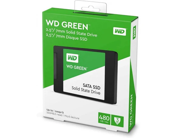 WD GREEN 480GB SATA SSD 2.5 UP TO 545 MB/S WDS480G3G0A