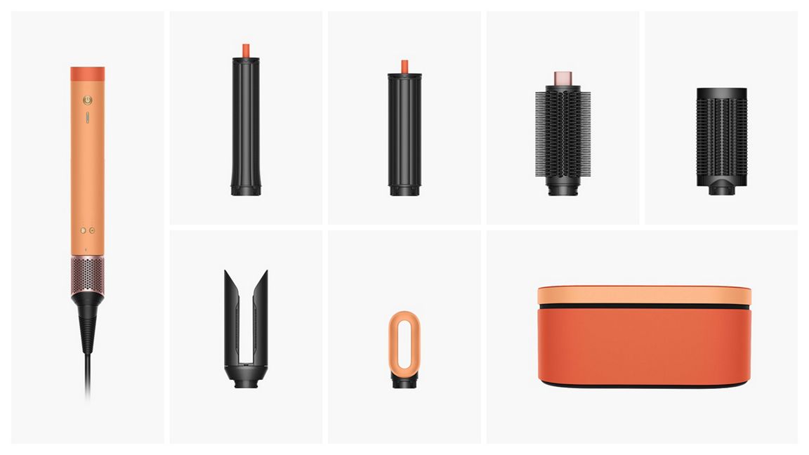 DYSON AIRWRAP COANDA2X MULTI-STYLER AND DRYER STRAIGHT+WAVY APRICOT TOPAZ HS09 CAT thumbnail 3