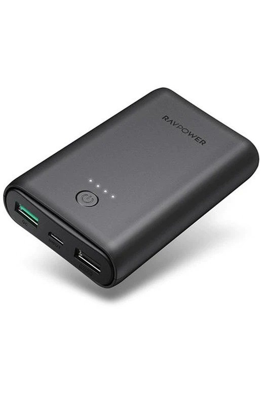 RAVPOWER 10400MAH POWER BANK BLACK RP-PB071