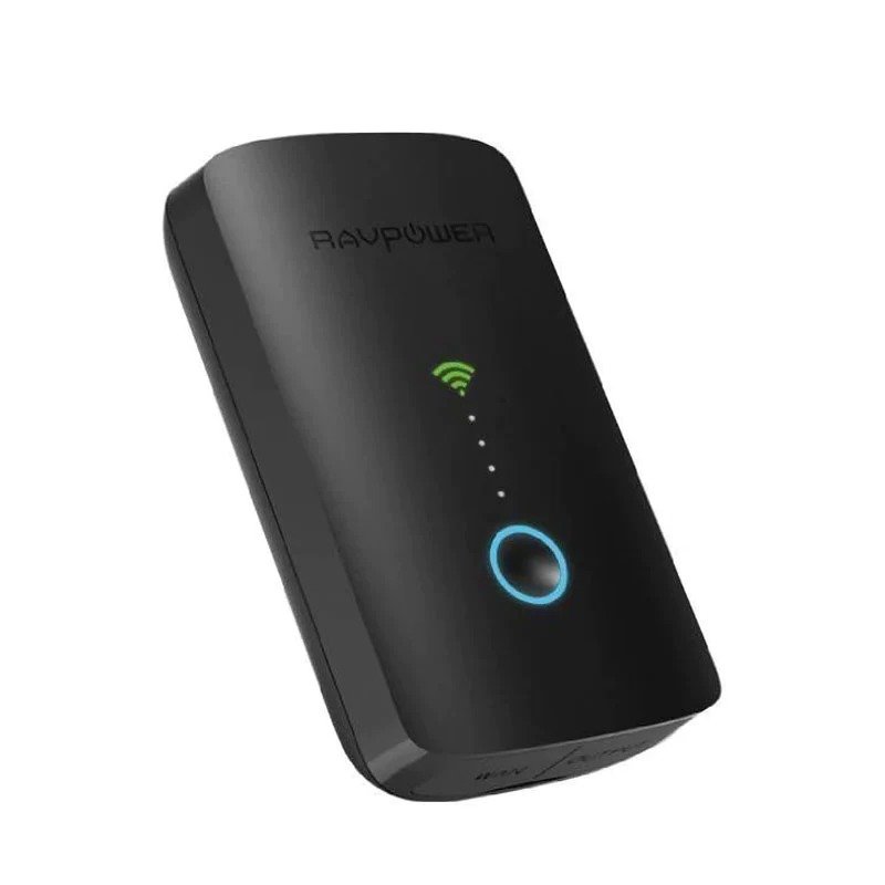 RAVPOWER 6700mAH POWER BANK WITH WIRELESS ROUTER RP-WD03