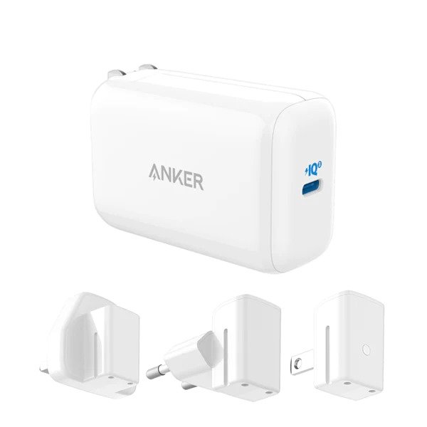 ANKER POWERPORT III 65W POD 3 PLUG VERSION WHITE A2712H21