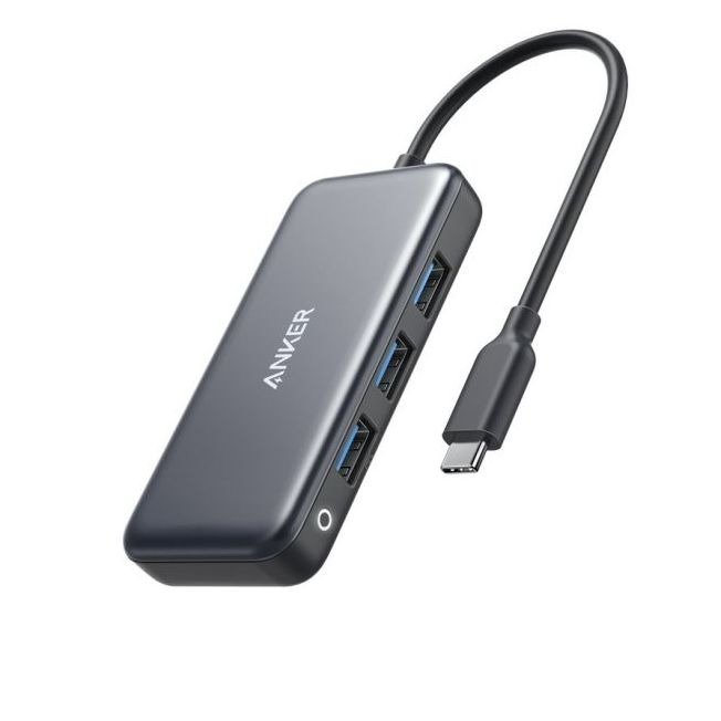 ANKER POWERHUB PREMIUM 4-IN-1 USB-C HUB 1C3A GREY A8321HA1