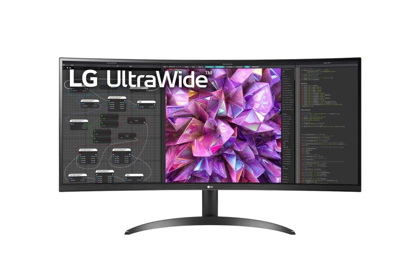 LG 34 INCH CURVED ULTRAWIDE QHD MONITOR 34WQ60C-B