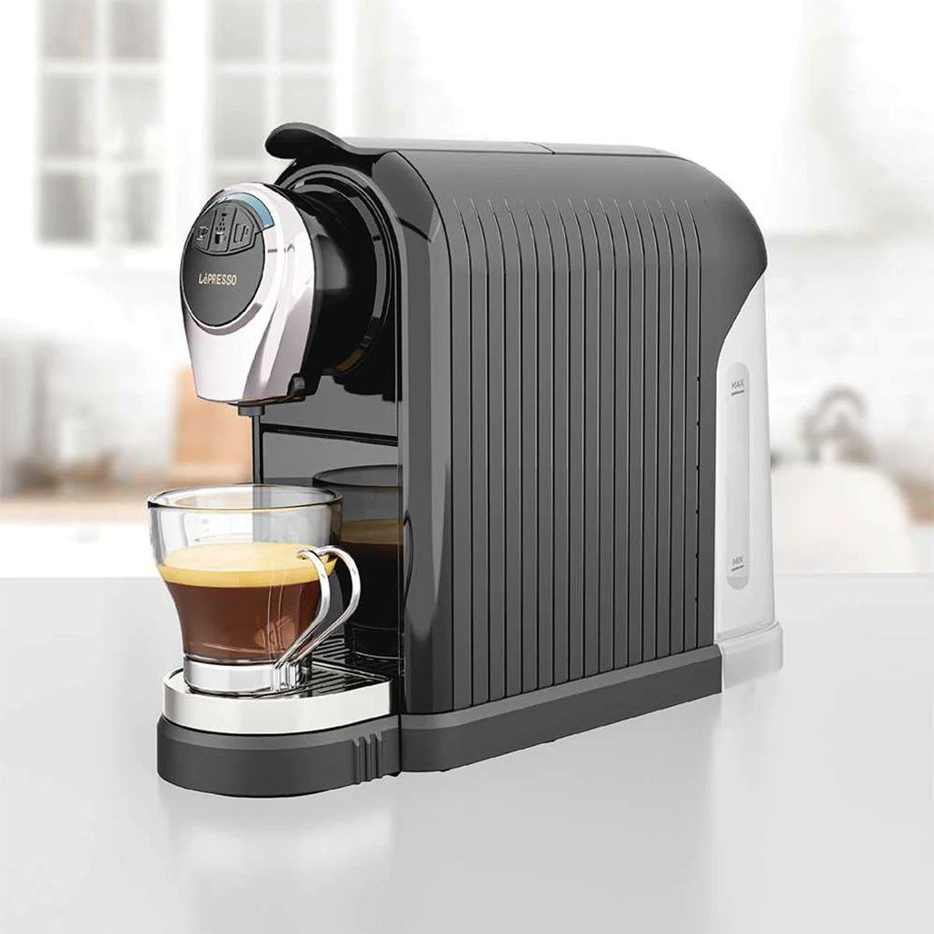 LEPRESSO NESPRESSO CAPSULE COFFEE MACHINE BLACK