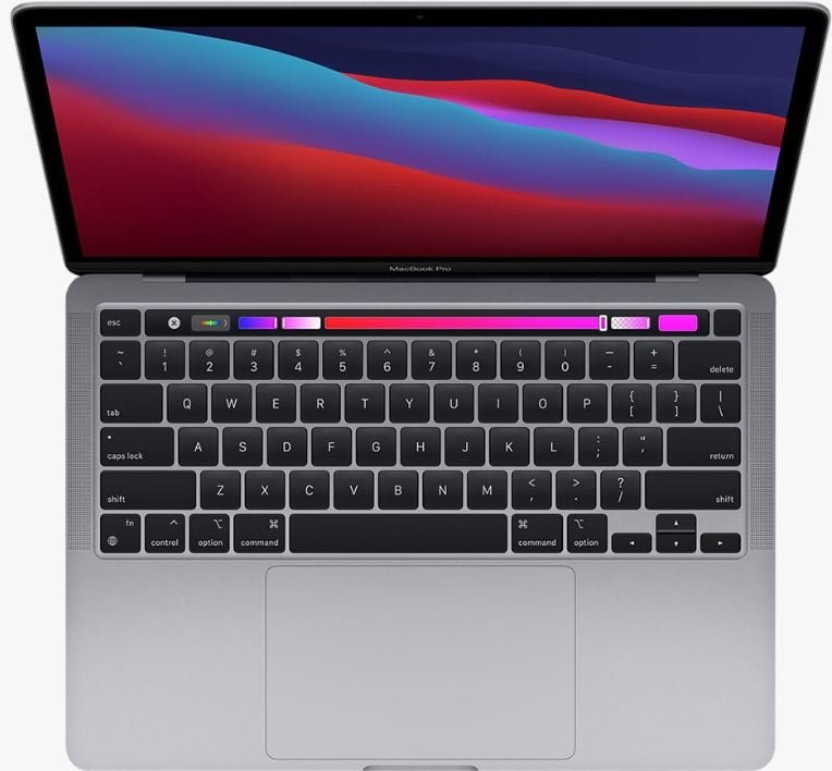 APPLE MACBOOK PRO 13INCH M1 CHIP 8 CORE CPU 8GB MEMORY 256GB SSD SPACE GRAY MYD82 ARABIC