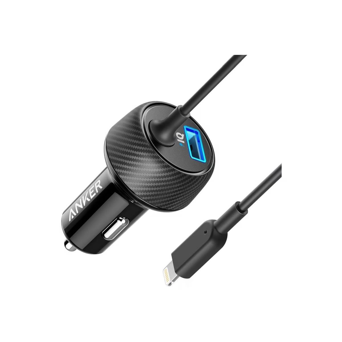 ANKER POWERDRIVE 2 ELITE WITH LIGHTNING CONNECTOR UN BLACK A2214H11