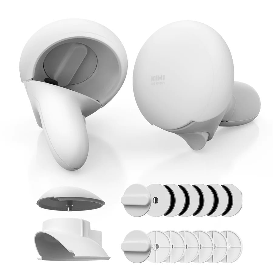KIWI DESIGN VR DUMBBELL WEIGHT CONTROLLER WITH PROTECTOR FOR THE CONTROLLERS FOR OCULUS QUEST 2