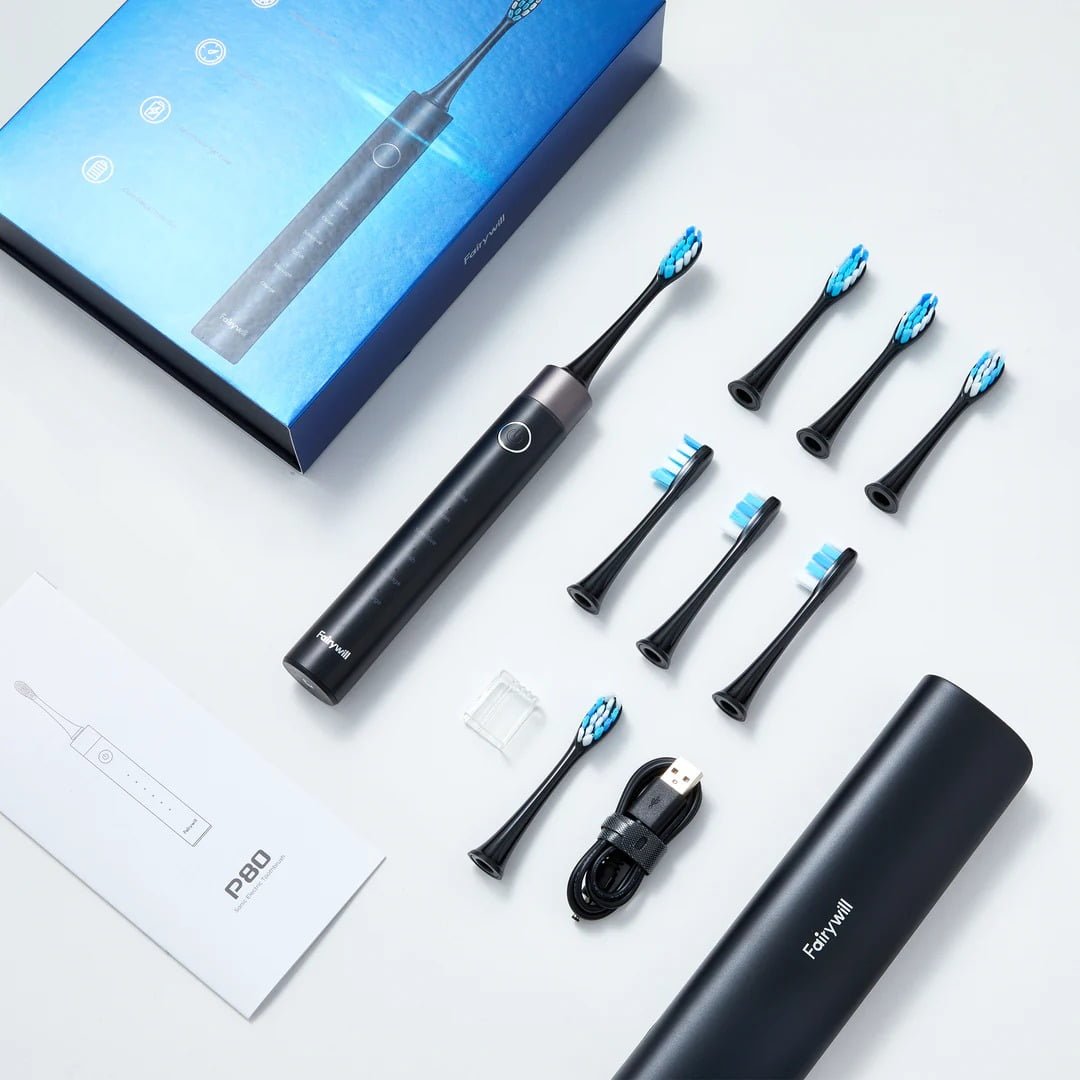 FAIRYWILL SONIC TOOTHBRUSH BLACK P80