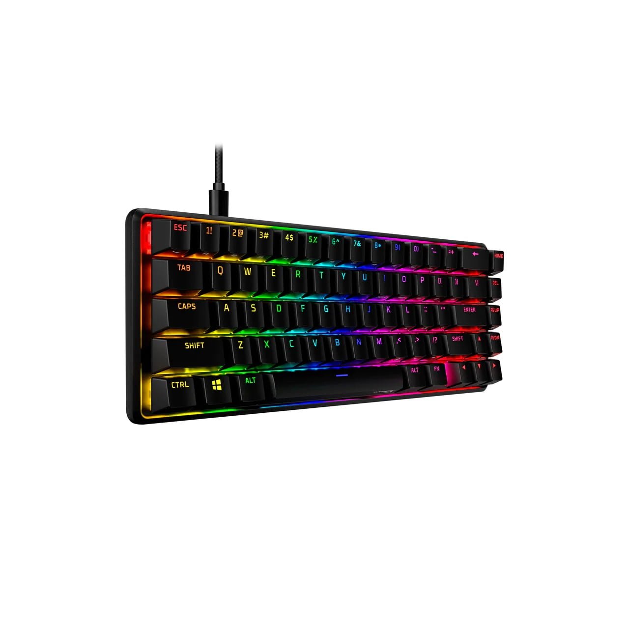 HYPERX ALLOY ORIGINS 65 GAMING KEYBOARD RGB PS4/PS5/XBOX AQUA TACTILE ENGLISH