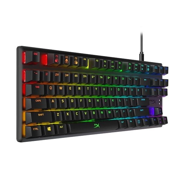 HYPERX ALLOY ORIGINS CORE MECHANICAL GAMING KEYBOARD AQUA TACTILE PS4/XBOX ONE ENGLISH HX-KB7AQX-US