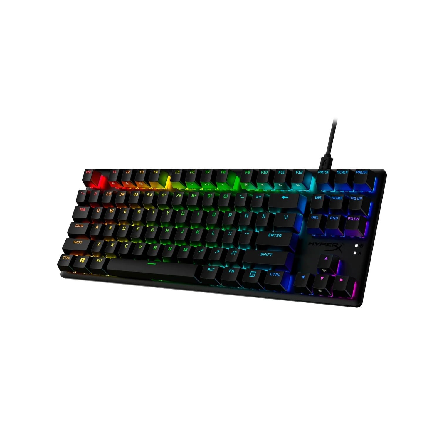 HYPERX ALLOY ORIGINS CORE PBT DURABLE DOUBLE SHOT PBT MATERIAL KEYBOARD BLUE CLICKY PS5/PS4/XBOX ENGLISH