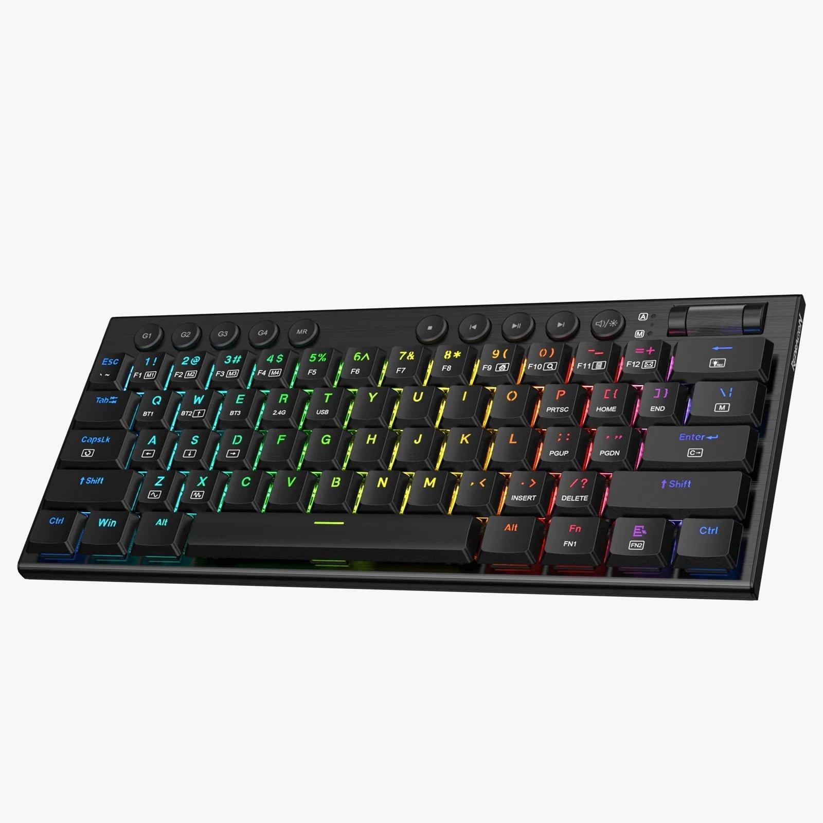 REDRAGON NOCTIS 60% WIRELESS RGB MECHANICAL KEYBOARD GAMING KEYBOARD BLACK K632NB-RGB-PRO