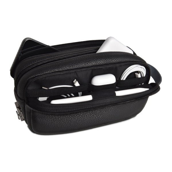 WIWU SALEM ANTI THEFT TRAVEL POUCH BLACK
