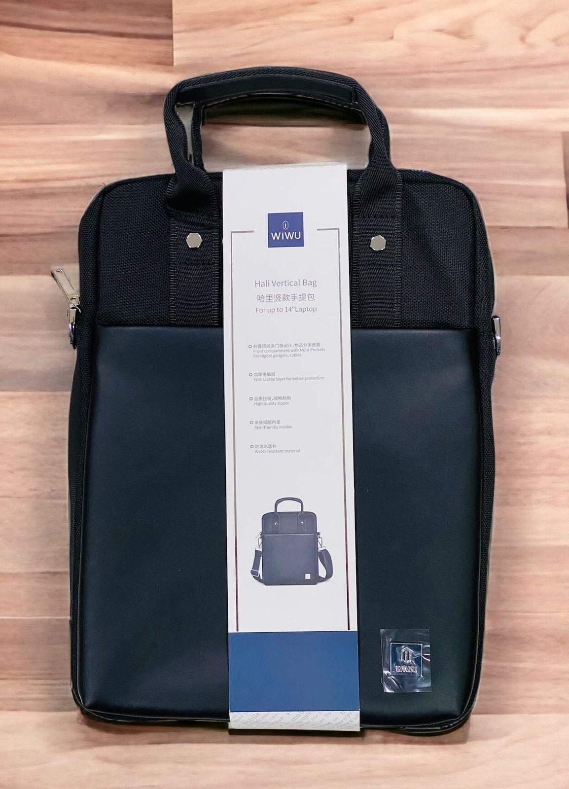 WIWU HALIZ LAPTOP BAG 14 INCH BLACK thumbnail 2