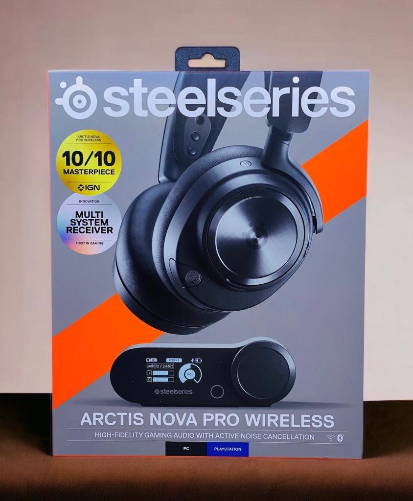 STEELSERIES ARCTIS NOVA PRO WIRELESS GAMING HEADSET BLACK 61520 thumbnail 2