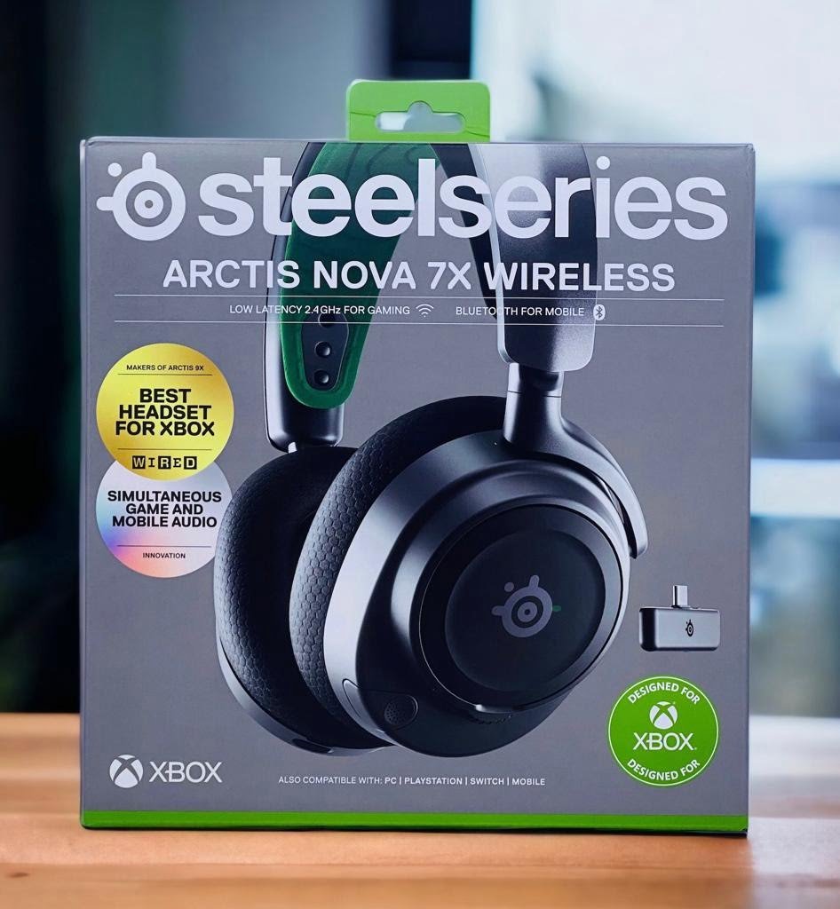 STEELSERIES ARCTIS NOVA 7X OVER-EAR GAMING HEADSET BLACK 61565 thumbnail 2