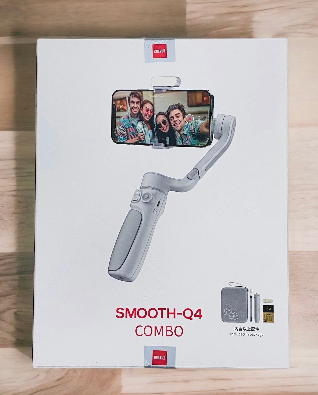 ZHIYUN SMOOTH-Q4 COMBO SMARTPHONE GIMBAL STABILIZER GREY thumbnail 3