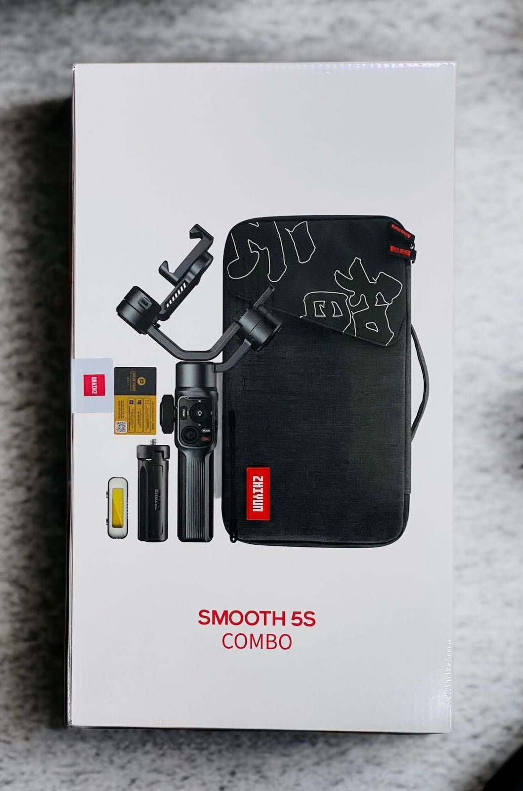 ZHIYUN SMOOTH 5S COMBO 3-AXIS GIMBAL STABILIZER MAGNETIC LIGHT FOR SMARTPHONE GREY thumbnail 2