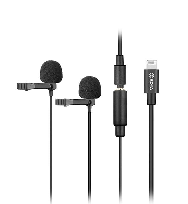 BOYA DIGITAL DUAL LAVALIER MICROPHONE BY-M2D