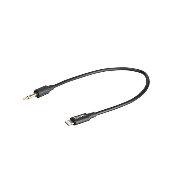 BOYA LIGHTNING TO MALE AUDIO CABLE 3.5mm BY-K1
