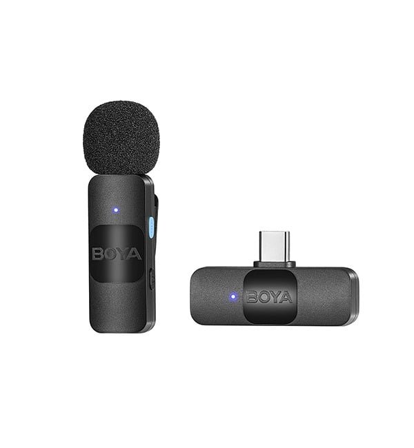BOYA ULTRA COMPACT WIRELESS MICROPHONE FOR ANDROID BLACK BY-V10